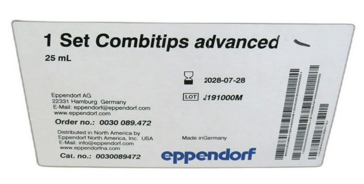 100pcs EPPENDORF 0030089472 0030.089.472 Eppendorf Combitips advanced 25 mL