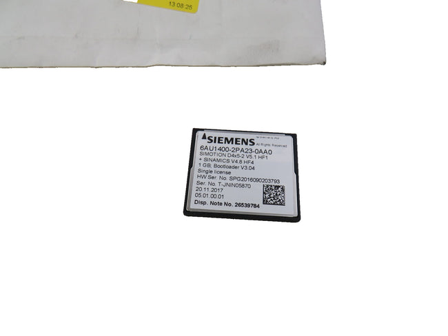 SIEMENS 6AU1400-2PA23-0AA0    New