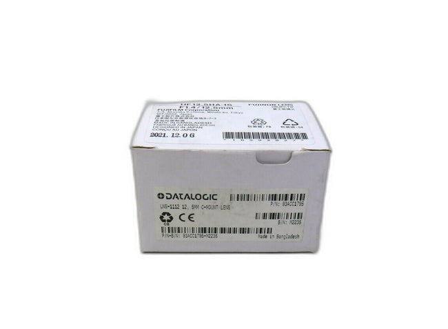 DATALOGIC 93ACC1795 LNS-1112 c-mount lens HF12-5HA-1S F1,4/12,5mm fujinon New