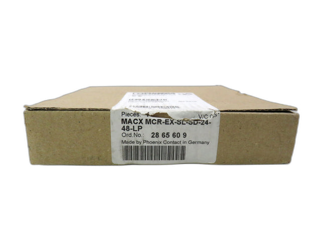 PHOENIX CONTACT   2865609 MACX MCR-EX-SL-SD-24-48-LP   New