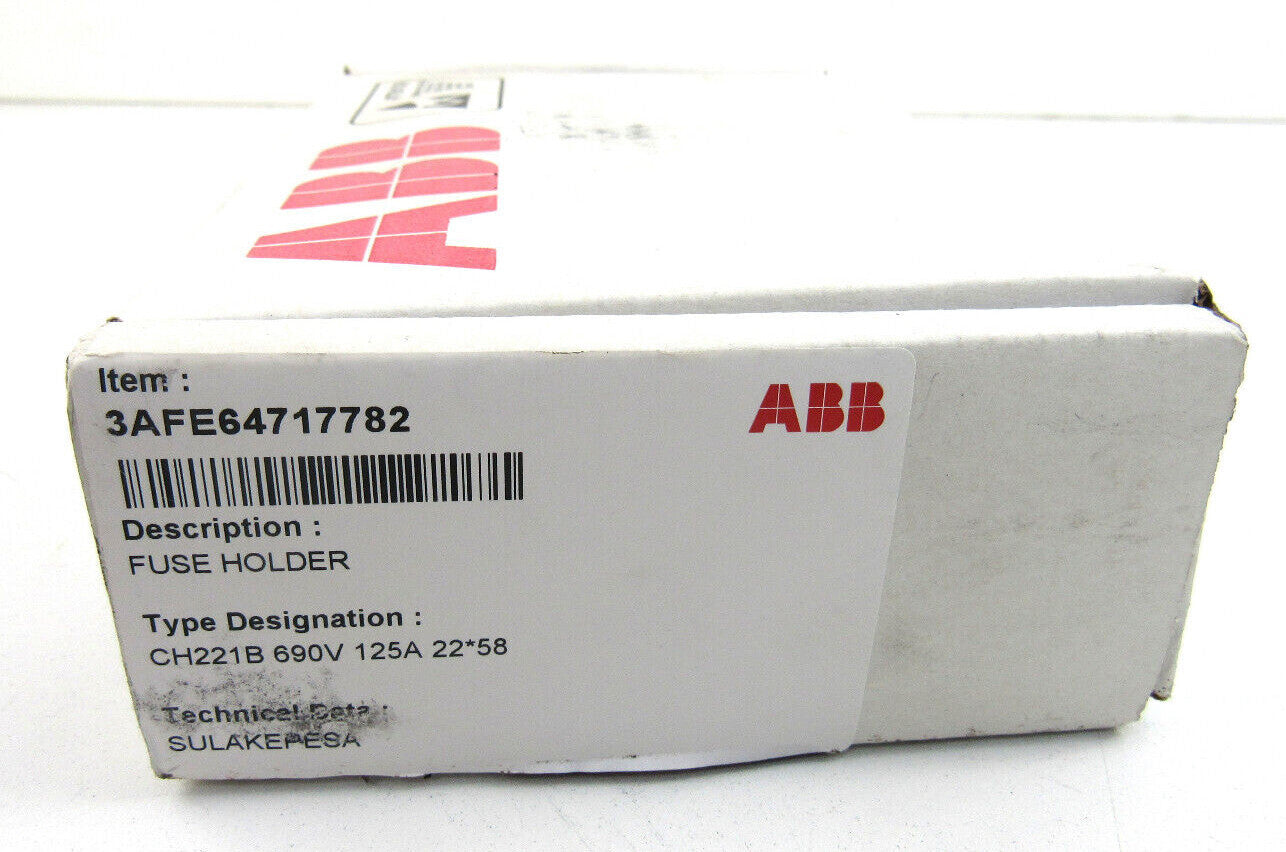 ABB 3AFE64717782 FUSE HOLDER CH221B BUSSMANN   New