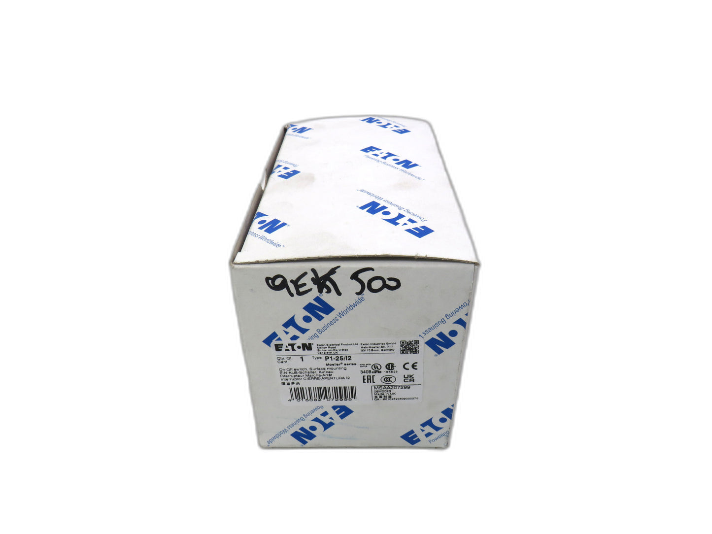 Eaton Moeller 207299 On-Off Switch P1-25/I2 13kW IP65    New