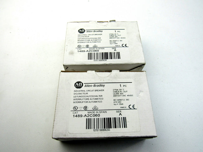 ALLEN BRADLEY  1498-A2C060 New  Lot of 2