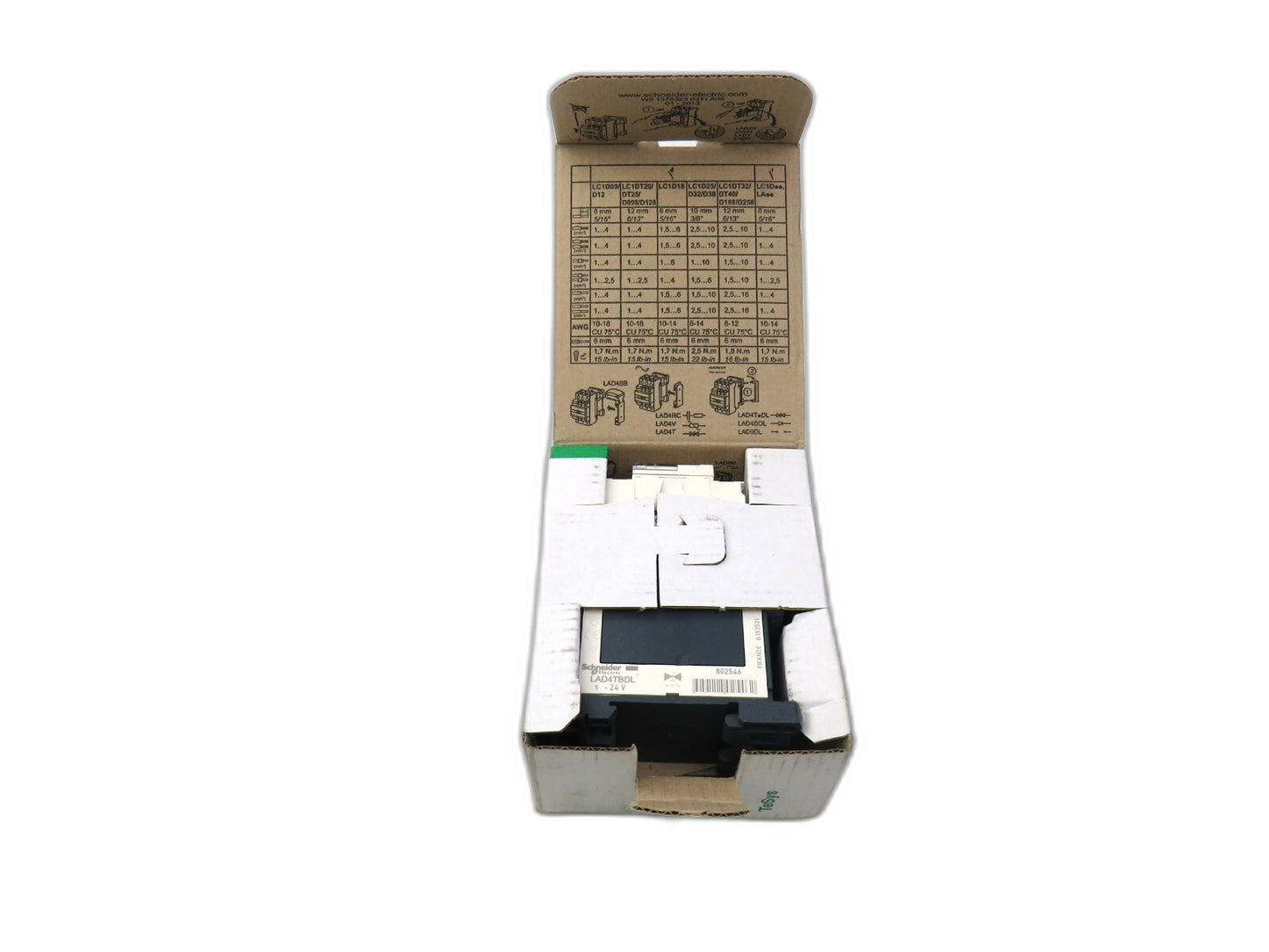 Schneider Electric LC1D38BL  CONTACTOR    New