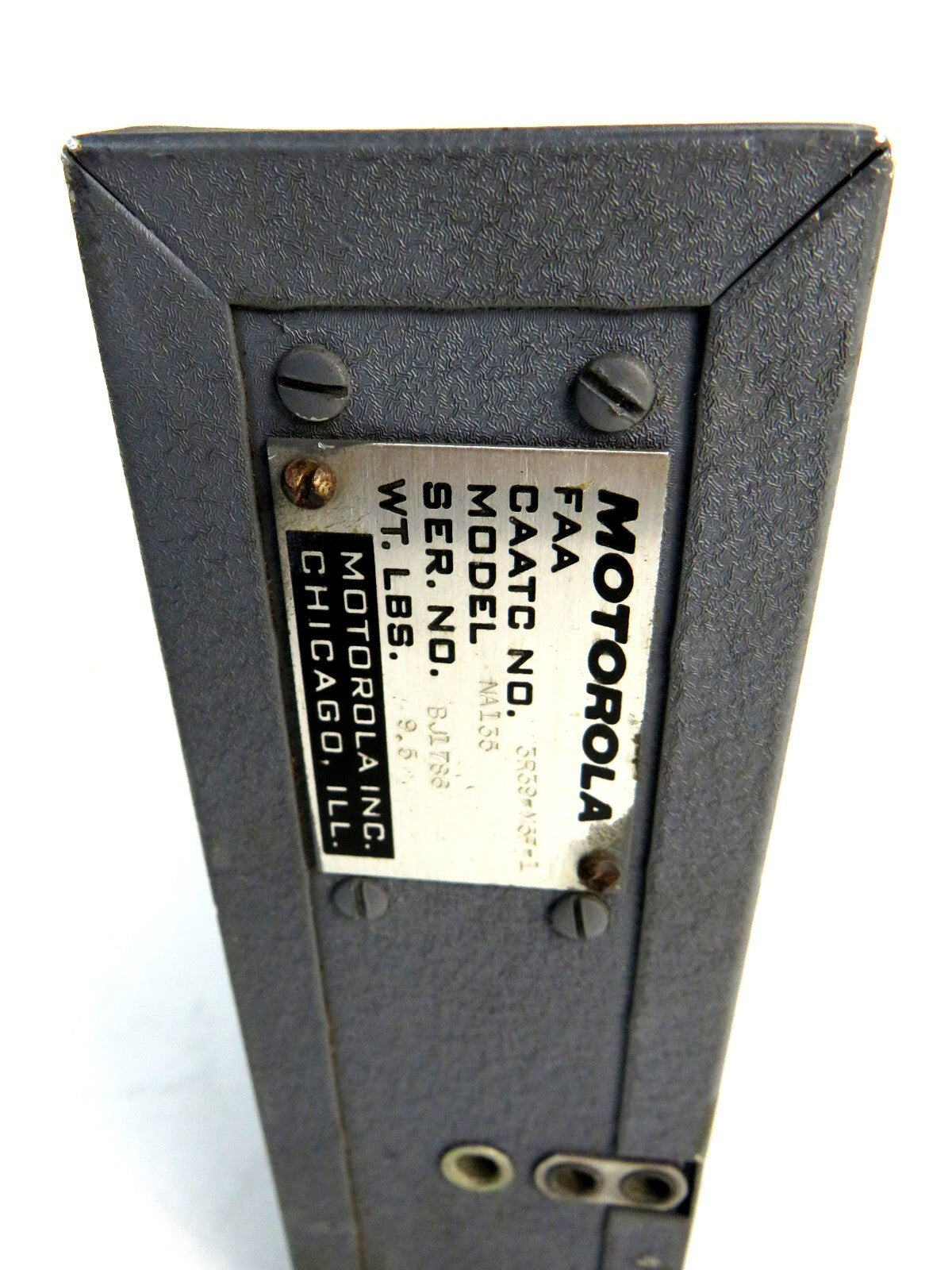 MOTOROLA  NA135 SELCAL  AIRCRAFT VHF UNIT    New