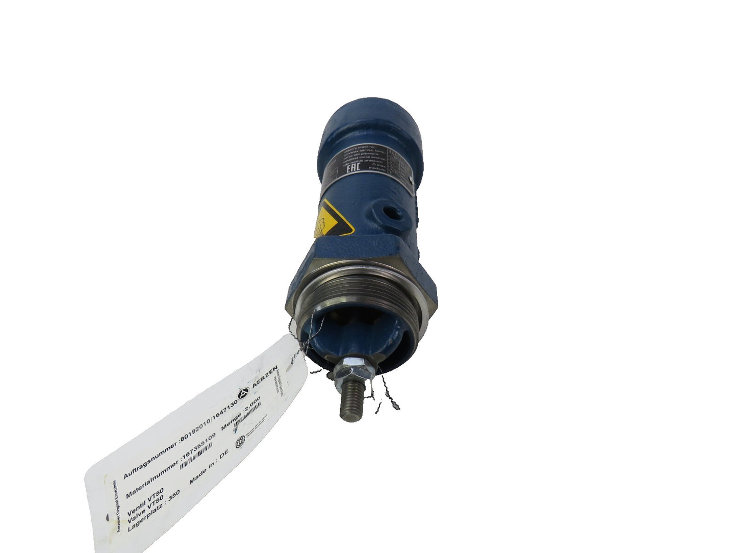 AERZEN EN-GJL-250 167355109 relief valve vt50   New