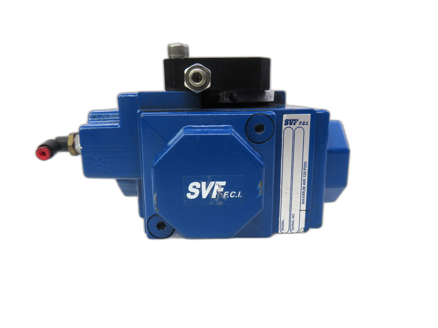 SVF  NHS-25  Pneumatic Actuator 1/4" NPT Quartz PMax 120PSIG 8Z(A)-B8LJ2-SSP-EBW