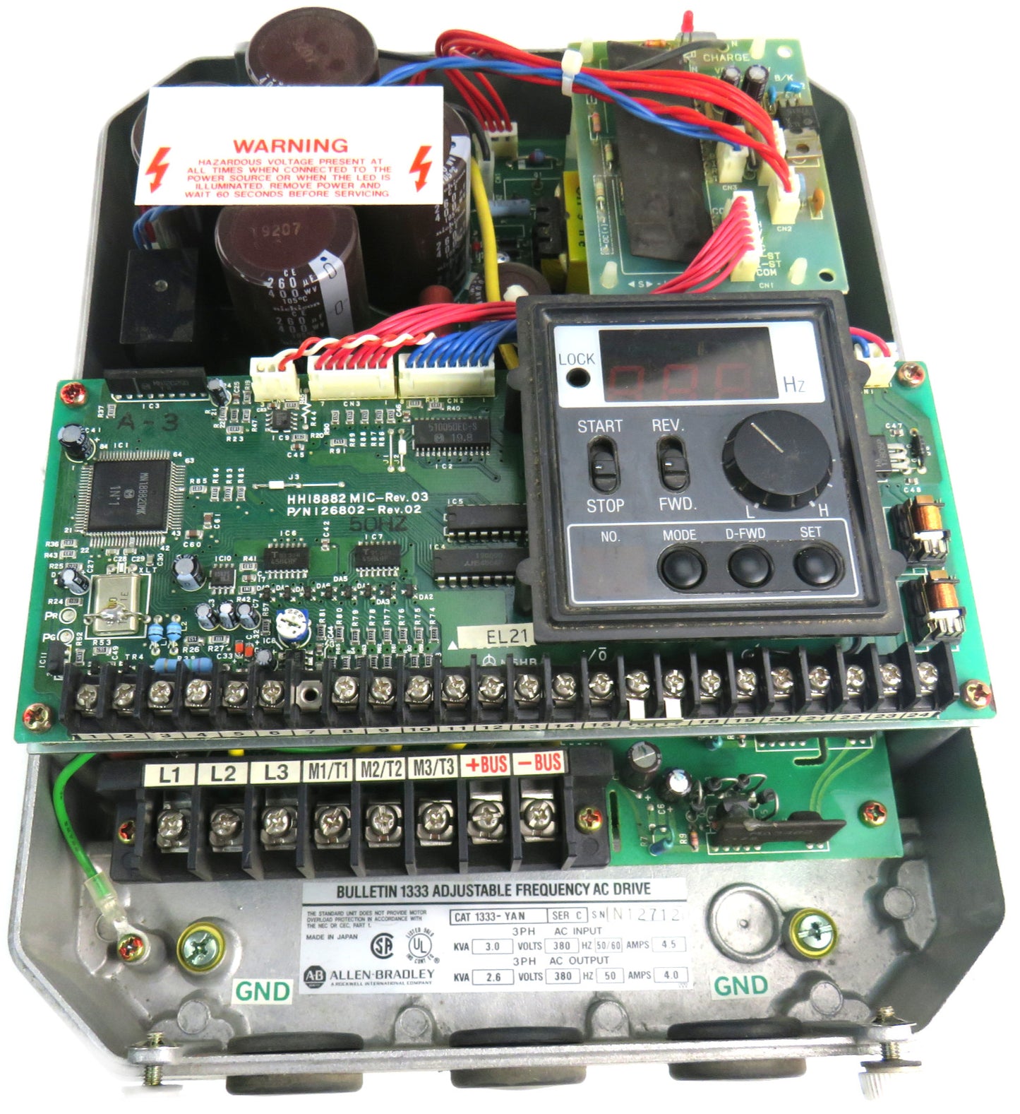 ALLEN BRADLEY  CAT 1333-YAN CAT1333-YAN BULLETIN 1333  Variable Speed Drive