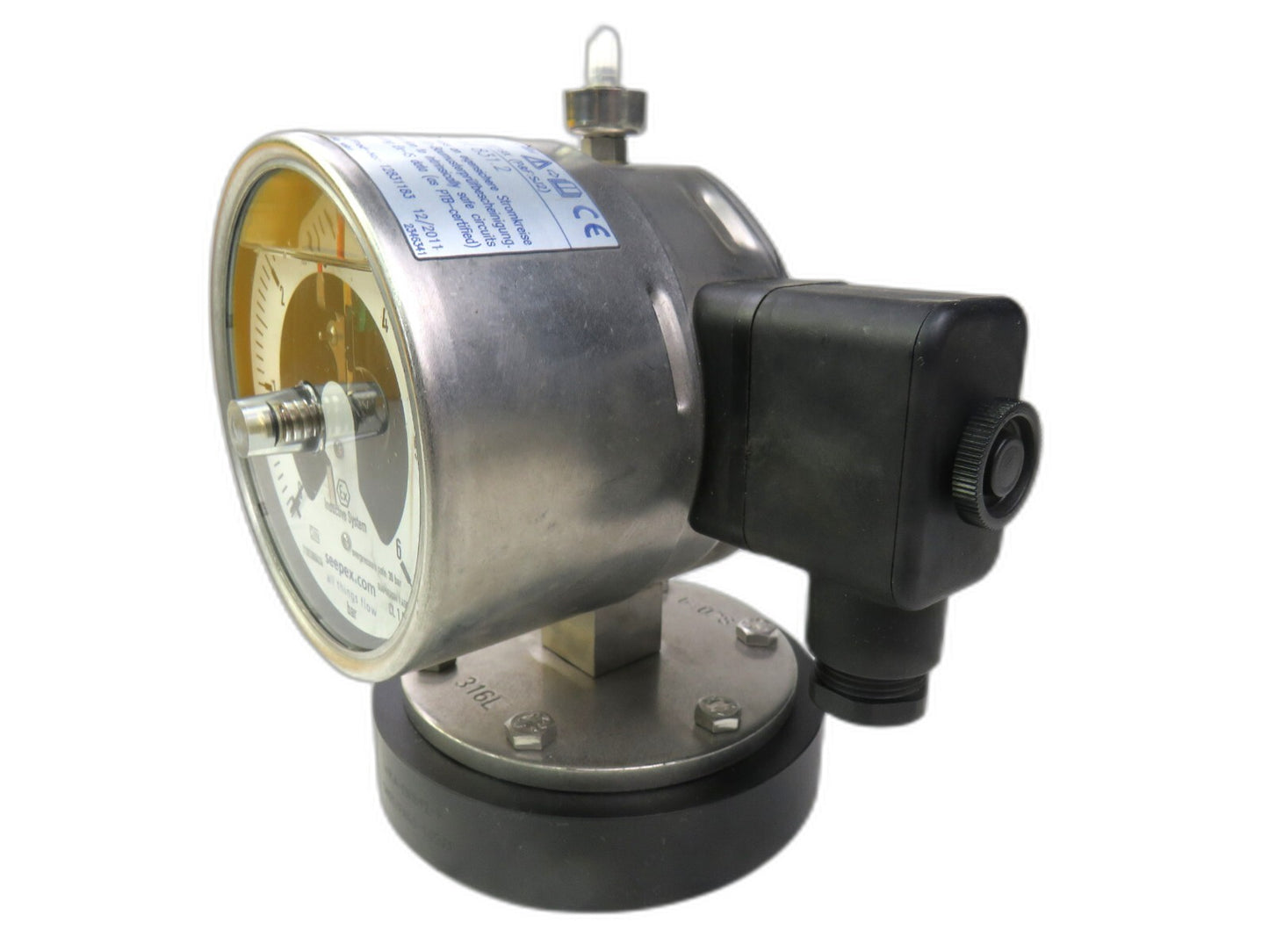 wika seepex 433.50.100l cont 831.2 pressure gauge with inductive contact     New