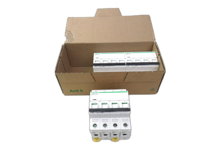 Schneider Electric A9F73416 MINIATURE CIRCUIT BREAKER 4P 16A B 007929 LOT OF 3