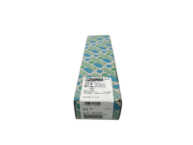 PHOENIX CONTACT  3211757 PT 4 , TERMINAL BLOCK  Lot of 50 New