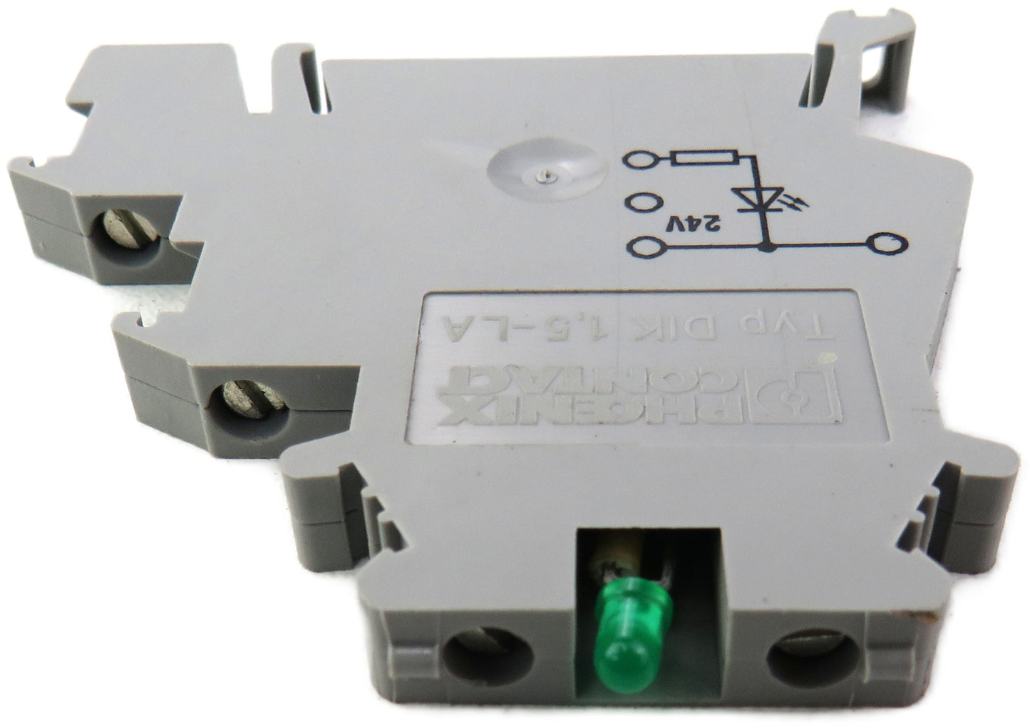 PHOENIX CONTACT  2715733 DIK 1,5-LA 24GN/U-O green LED   Lot of 50 New