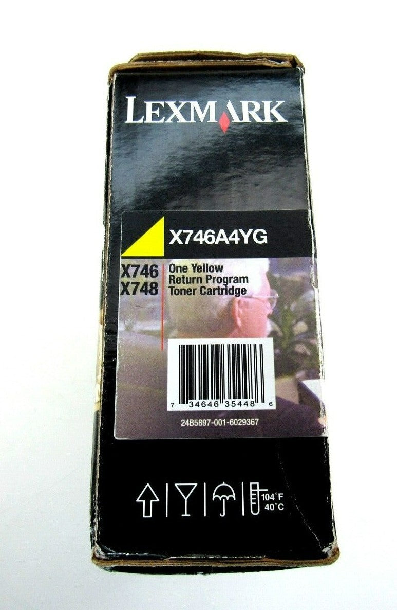 LEXMARK  X746A4YG TONER CARTRIDGE X746 X748 YELLOW  New