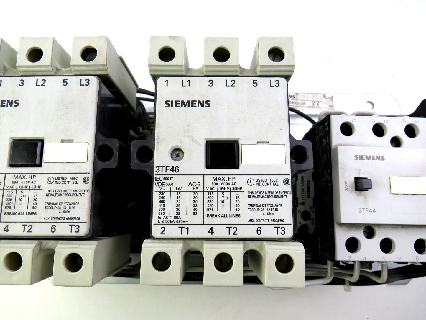 SIEMENS 3TE4602-5A 3TF46 3TF44 7PU6220  3TX7461-1B
