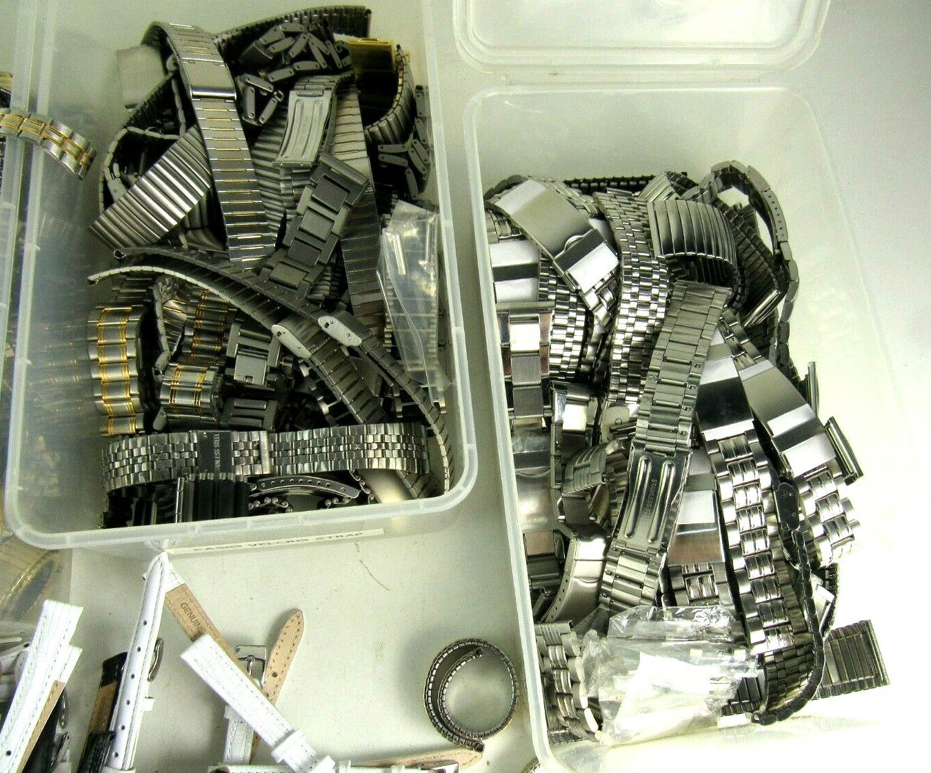 Huge hundreds Lot of watch wristbands stainless steel replacements New