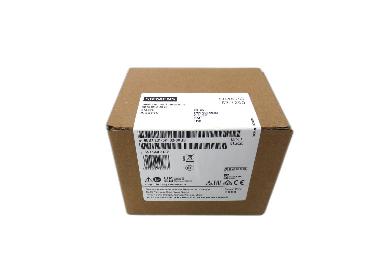 SIEMENS 6ES7 231-5PF32-0XB0 6ES7231-5PF32-0XB0    New