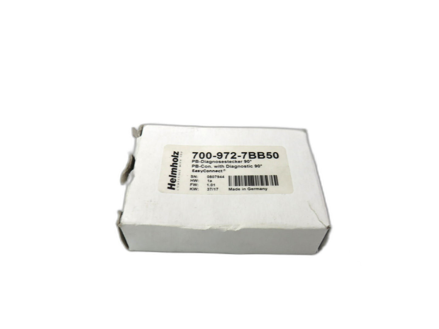 HELMHOLZ  700-972-7BB50 PB-DIAGNOSESTECKER    New