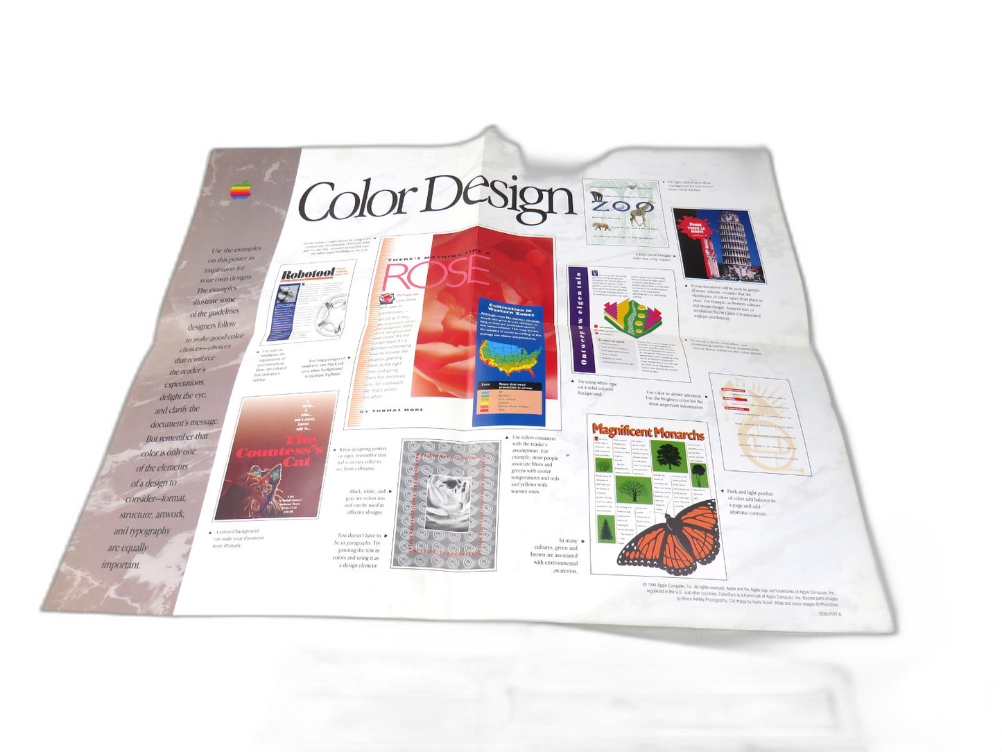 APPLE  COLOR STYLEWRITER 2500 SOFTWARE + POSTER     New