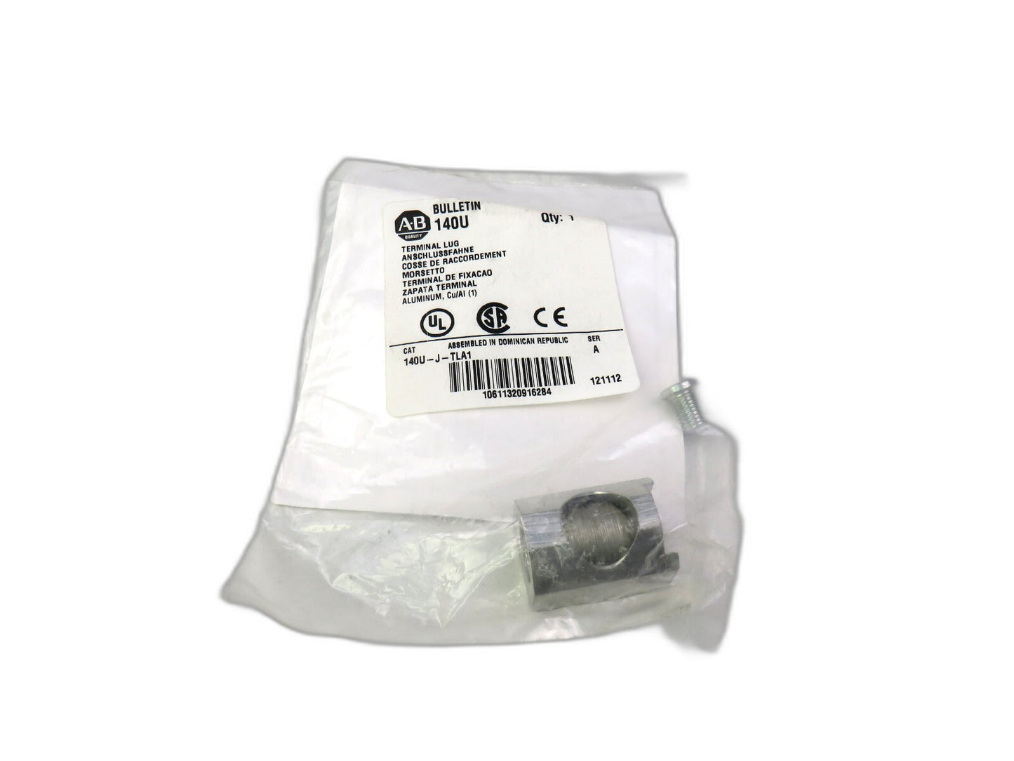 ALLEN-BRADLEY 140U-J-TLA1  Circuit Breaker Terminal LUG Series A   New