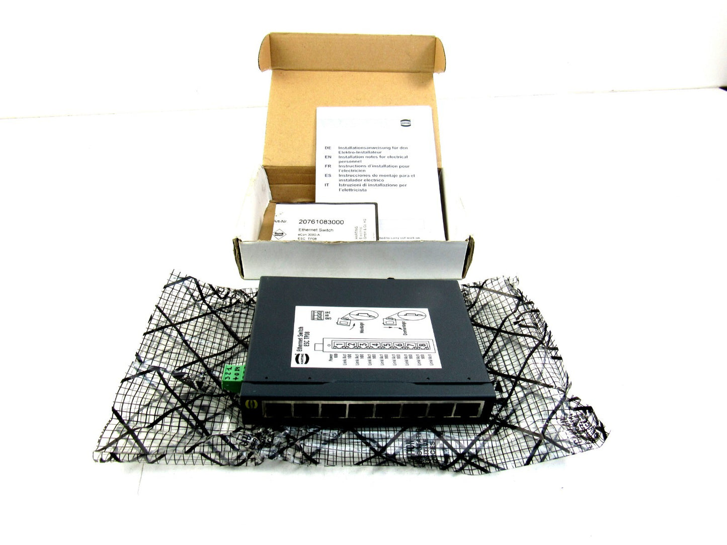 Harting ESCTP08 20761083000 ethernet switch   New