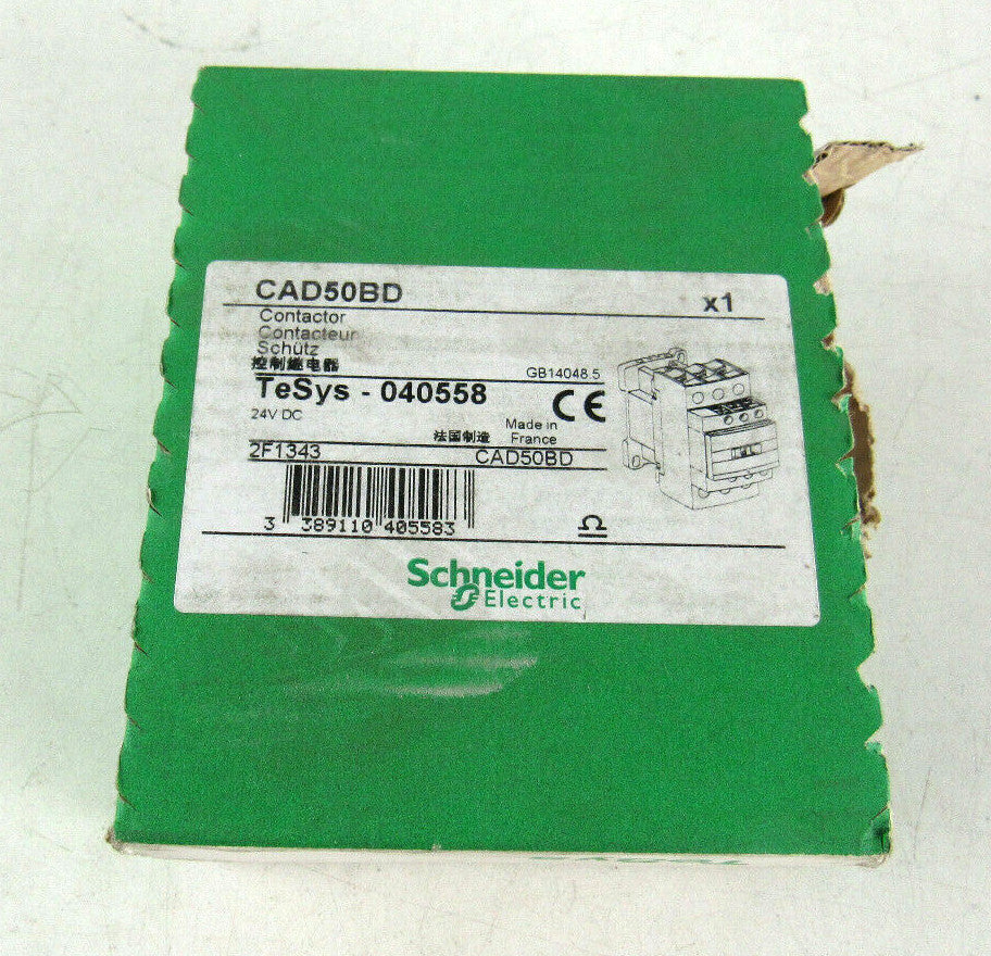 Schneider Electric CAD50BD Control Relay New In Box