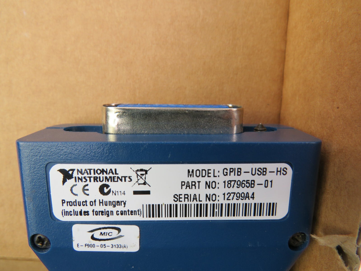 NATIONAL INSTRUMENTS  GPIB-USB-HS    New