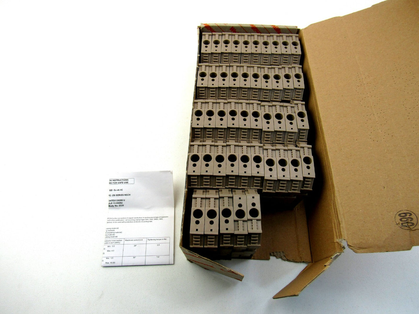 WEIDMULLER WEW 35/1 CONTACT BLOCK BLOCKS Lot of 45 New