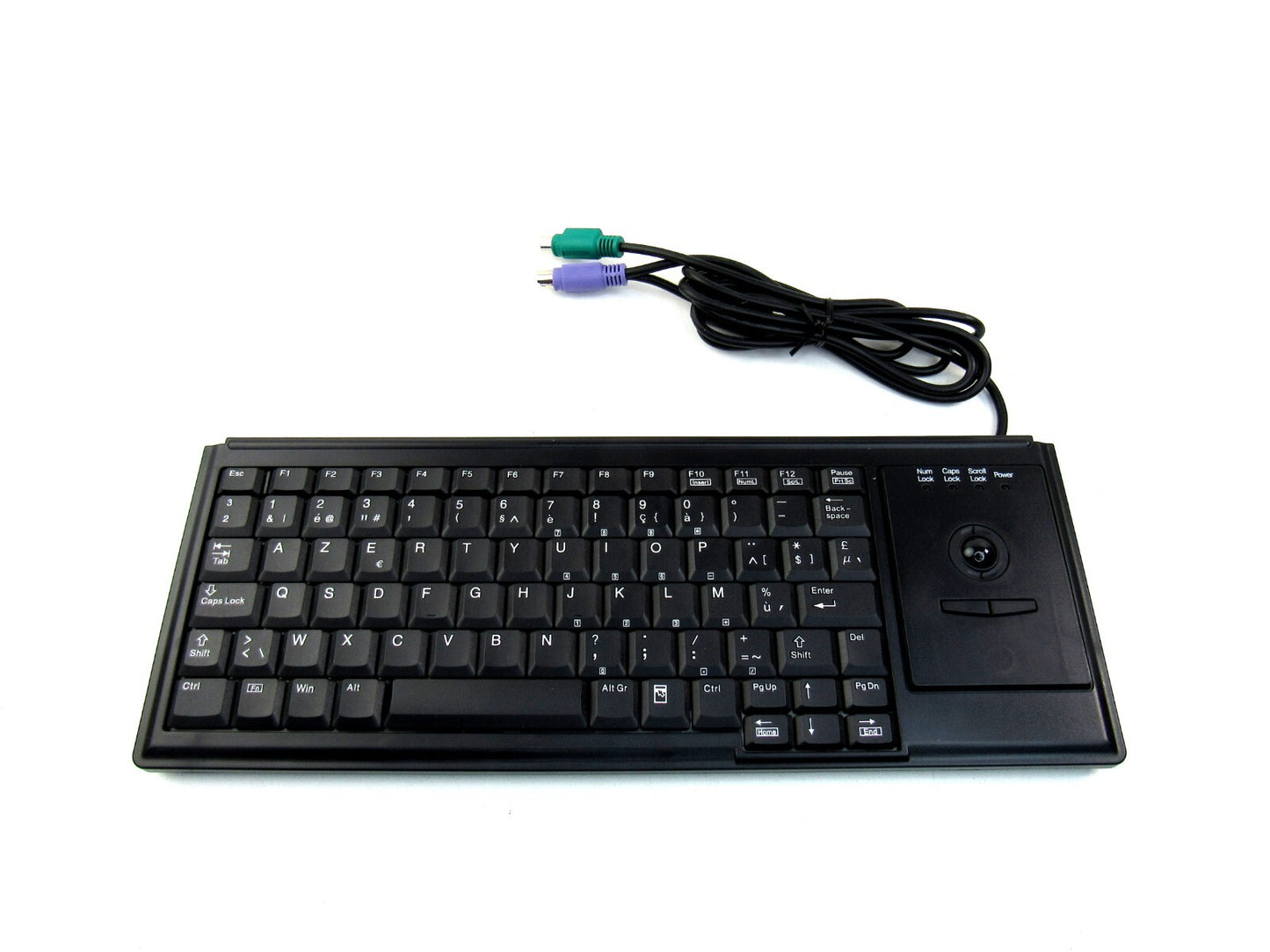 Active Key High quality Mini desk Trackball AZERTY keyboard   New