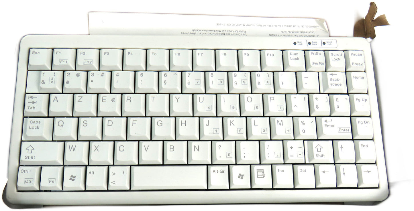 CHERRY G84-4100 G84-4100LCMBE-0 COMPACT KEYBOARD AZERTY    New