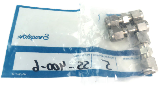 Swagelok SS-400-6  Lot of 3 New