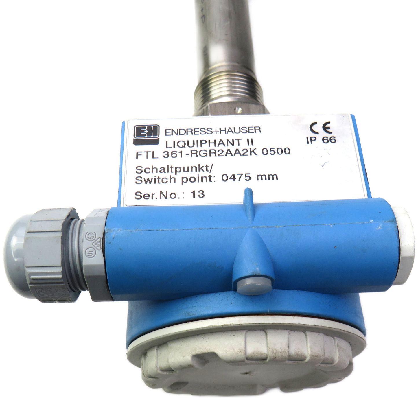 ENDRESS+HAUSER FTL 361-RGR2AA2K 0500 LIQUIPHANT 2 II     New