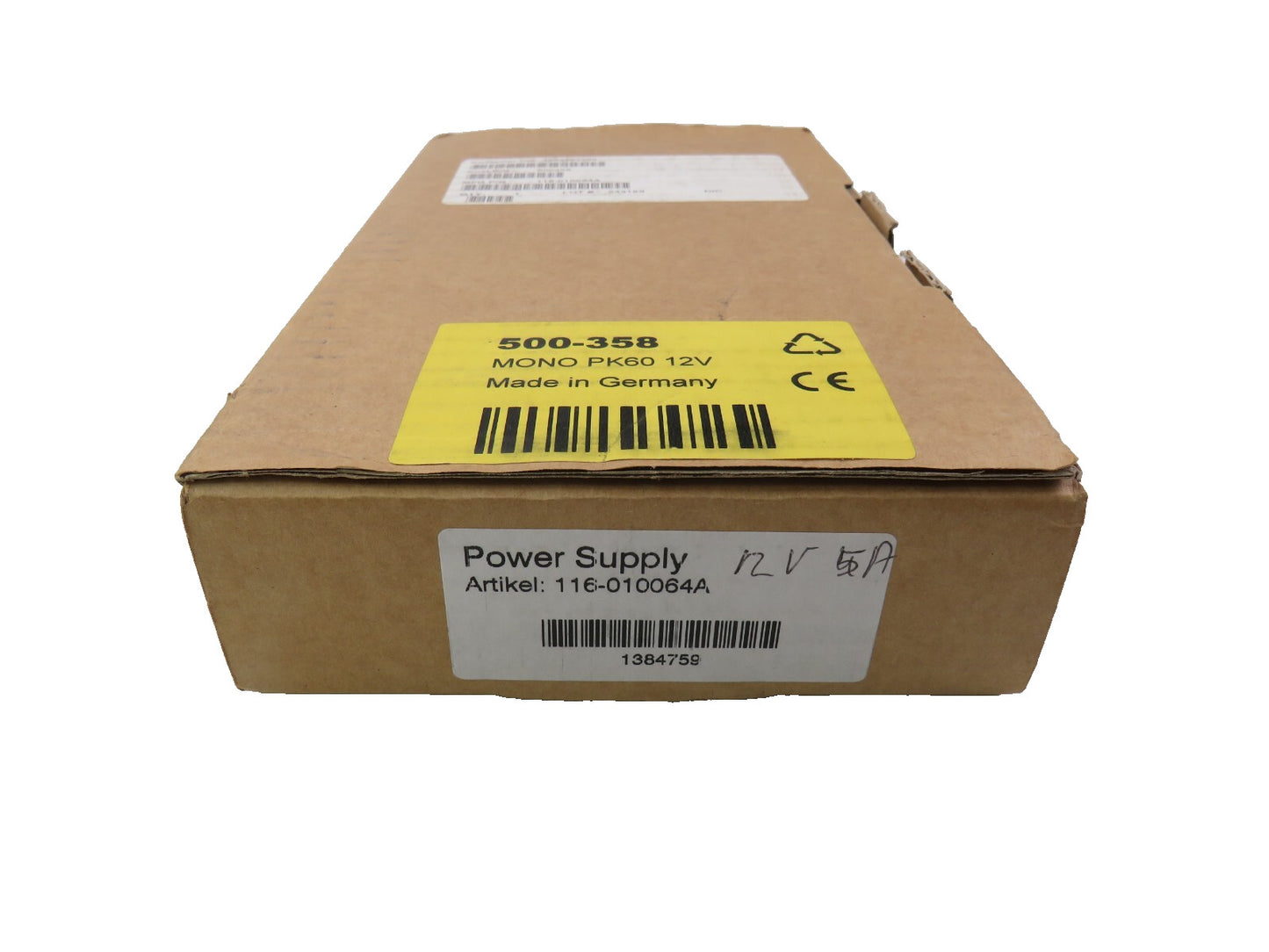 VERO  116-010064A PK60-III MONOVOLT PS POWER SUPPLY   New