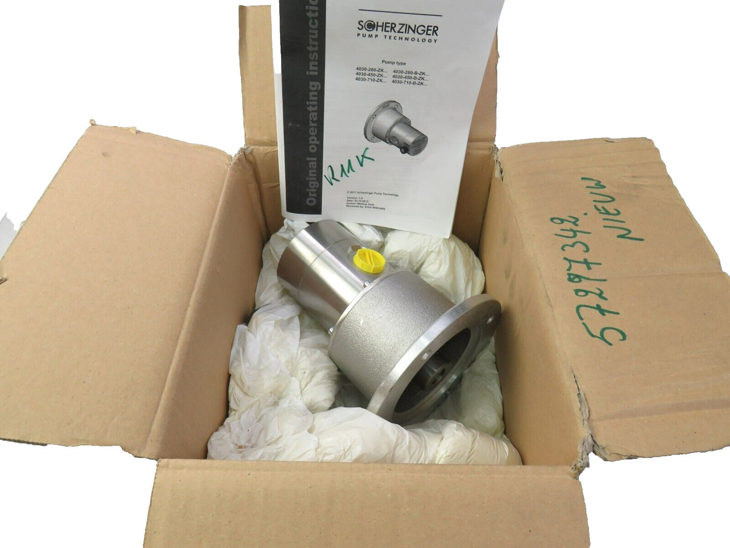 Scherzinger GEAR PUMP  4030-280-ZK-71-140 Magnetic coupled External Gear Pump