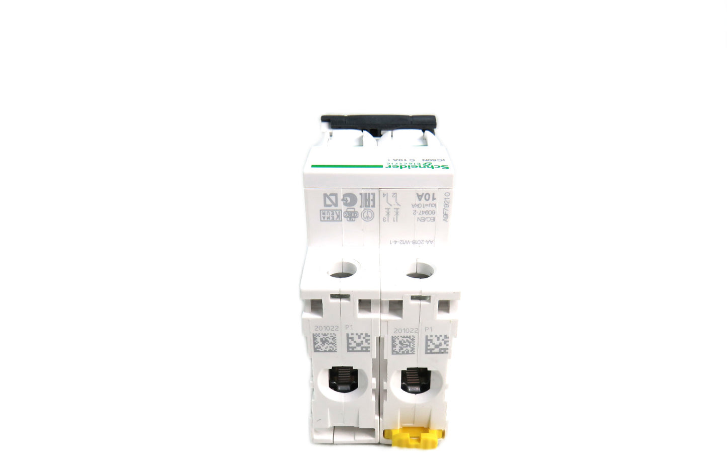 SCHNEIDER  iC60N 2P C 10A 6000A  sco a9f79210    New