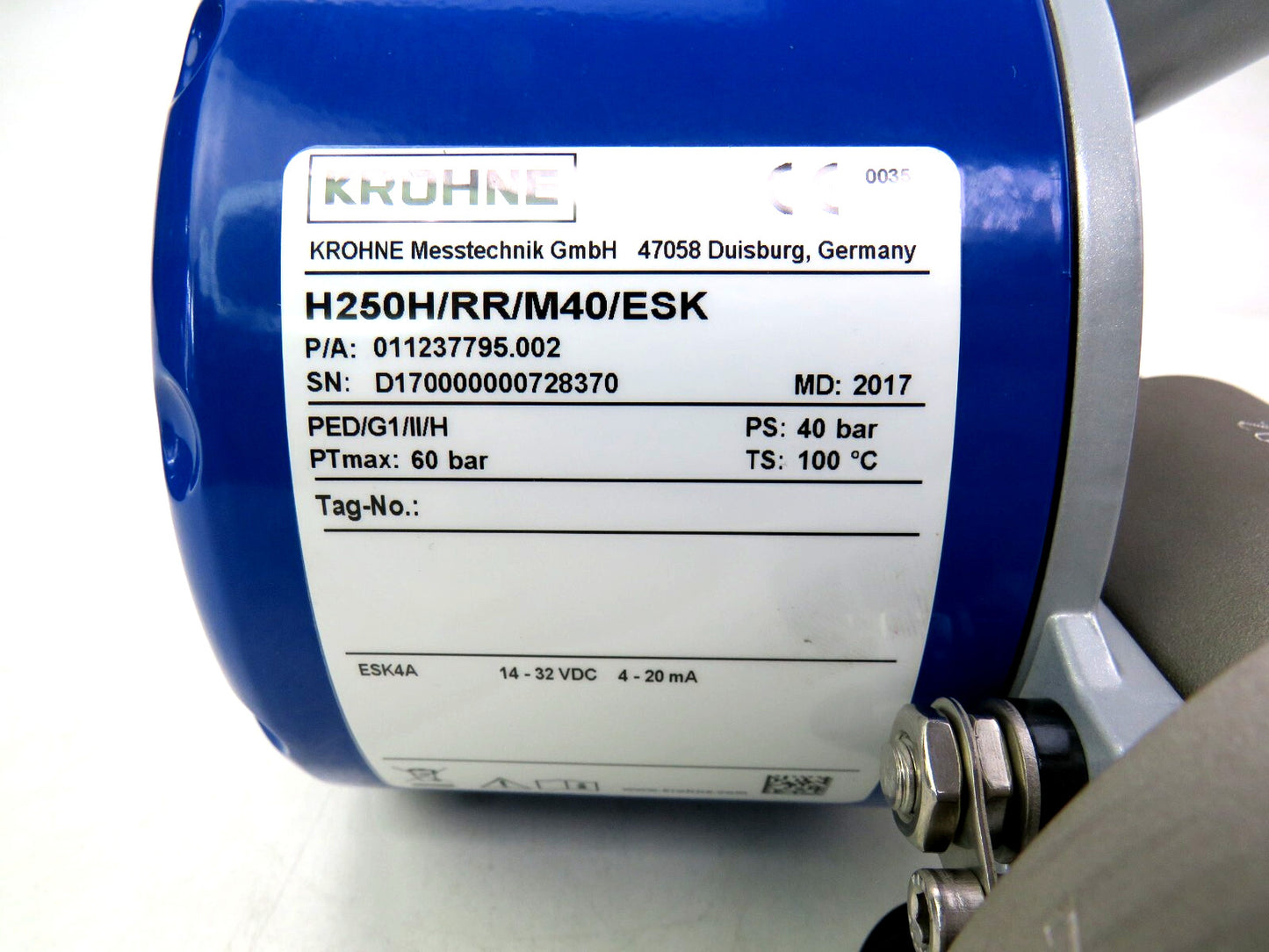 KROHNE  H250H/RR/M40/ESK H250 M40   New