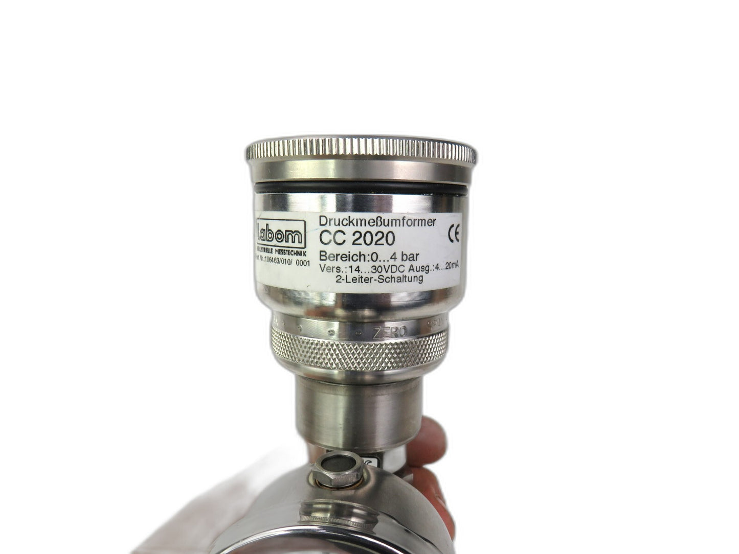 LABOM CC2020 +  1.4571 METER  pressure gauge   New