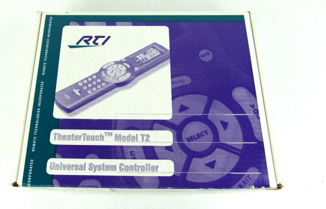 New rti theathertouch model t2 universal remote control 15kHz to 460kHz