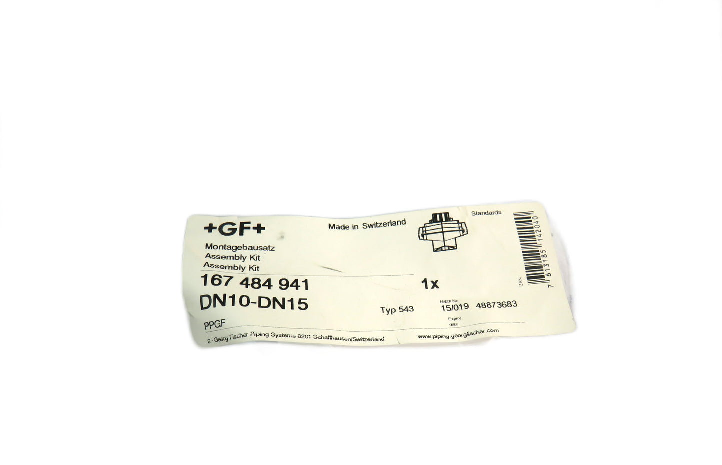 Georg Fischer GF+ 198 150 183 198150183 EA21 + DN10-DN15 543    New