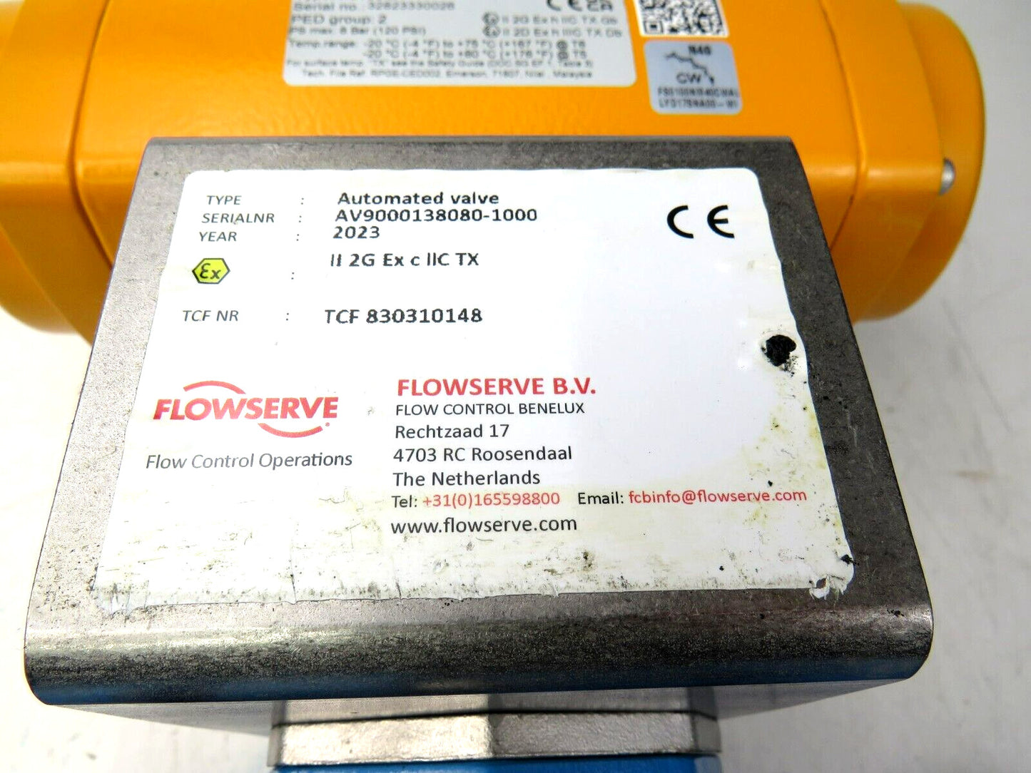 FLOWSERVE elomatic f0100m e-o-m ldn-is10 sc3,5-g-n0 valve ahk 2.2 0008258