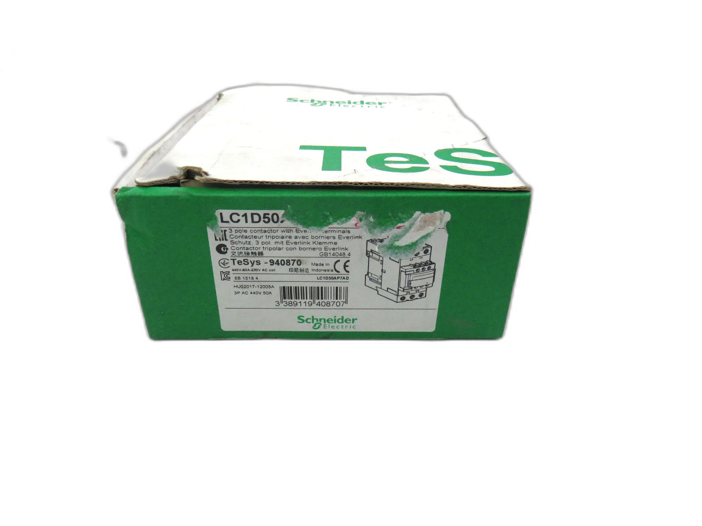 SCHNEIDER ELECTRIC  LC1D50AP7 CONTACTOR    New
