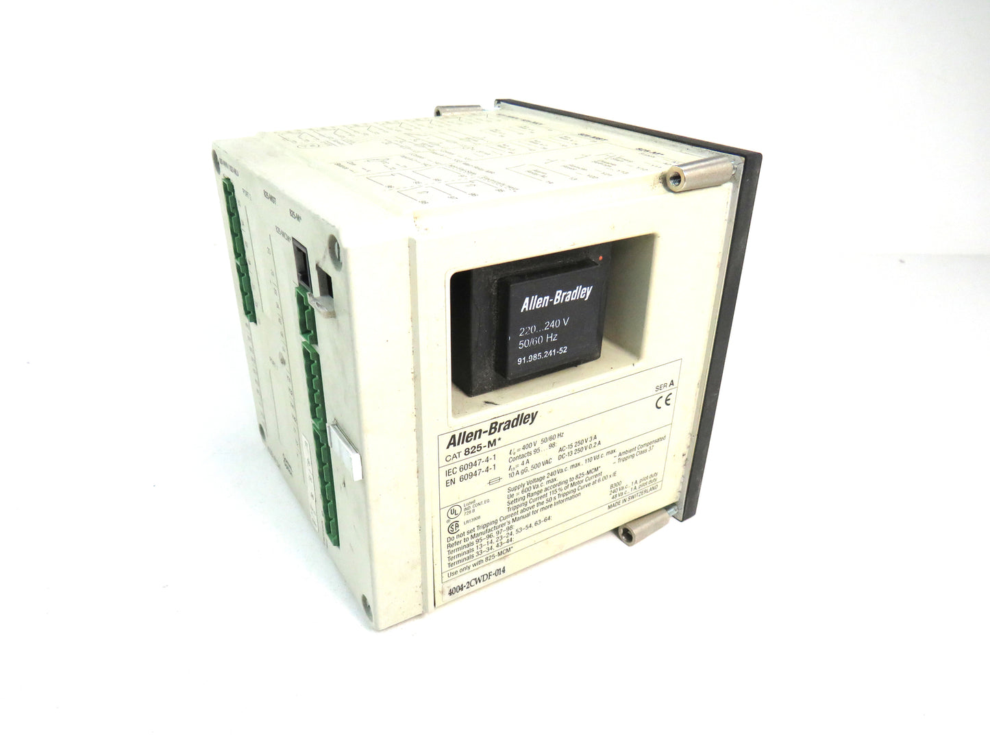 Allen Bradley  N825-M* 825-MST 825-MMV 825-MLV SMART MOTOR MANAGER