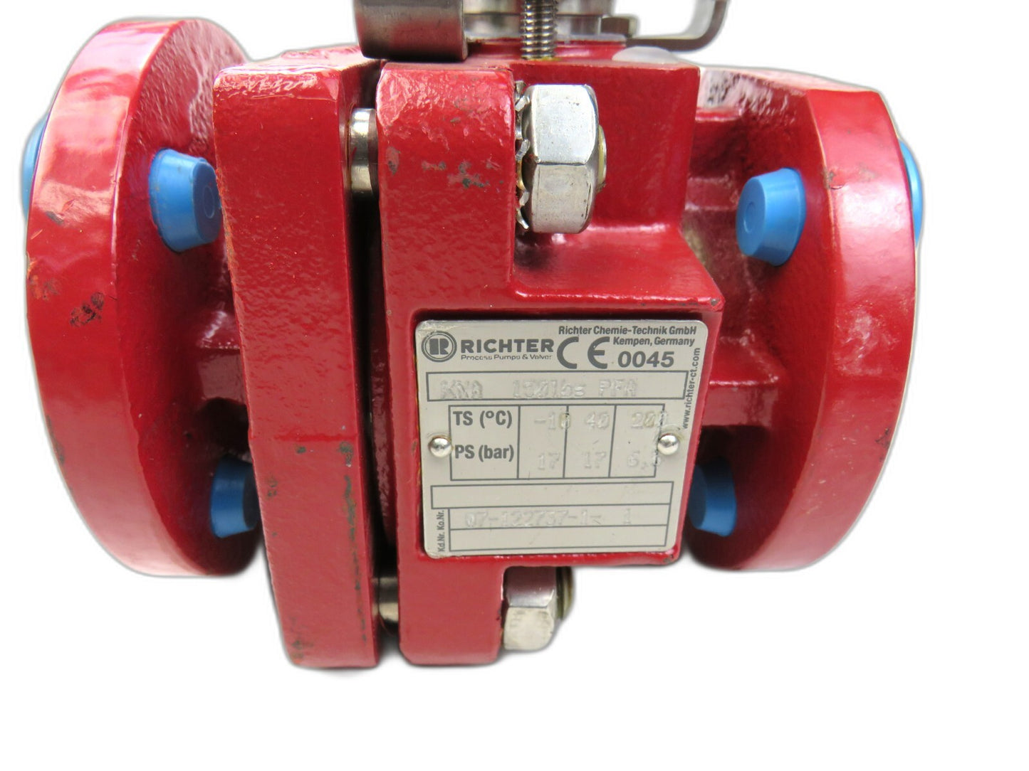 RICHTER KNA 1" 150lbs PFA  07-122737-1-1-1 valve   New