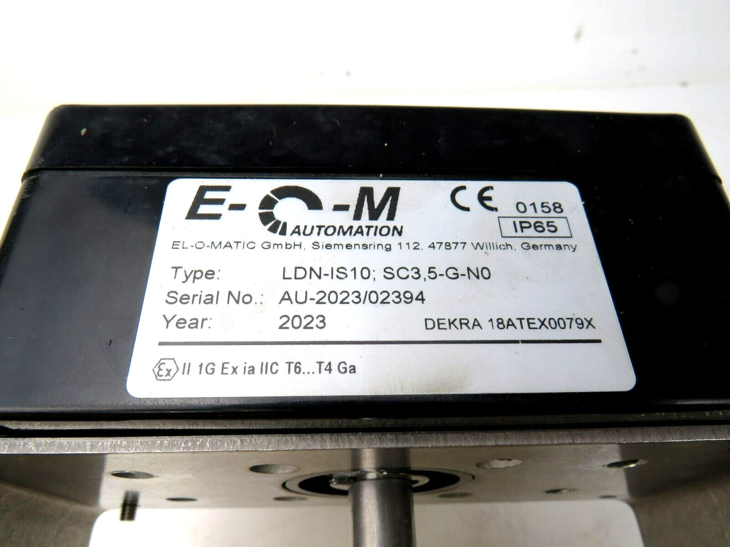 FLOWSERVE elomatic f0100m e-o-m ldn-is10 sc3,5-g-n0 valve ahk 2.2 0008258