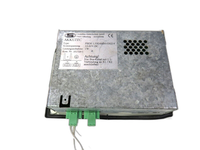 Akkutec PBDE L33GM00-O0214 PBDEL33GM00 control panel