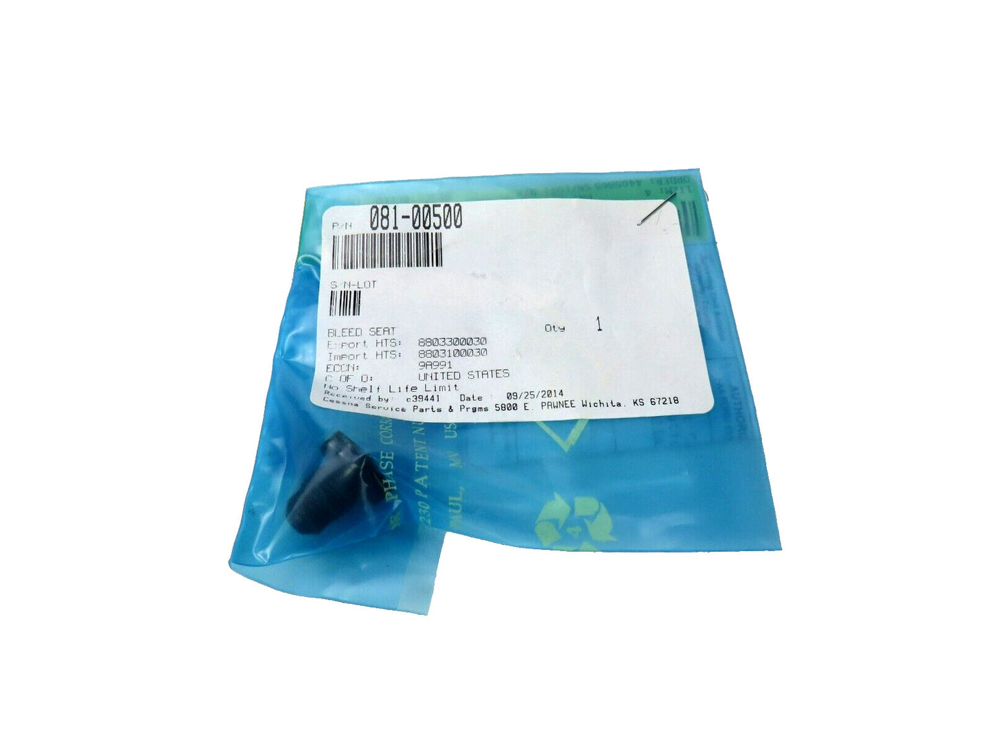 Cleveland 081-00500 bleeder seat    New