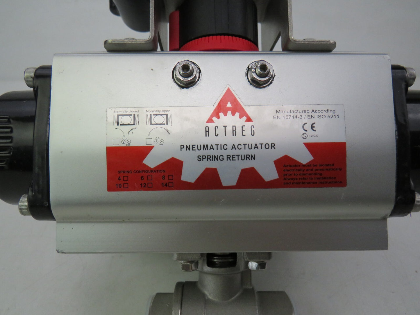 ACTREG EN ISO5211-F04-Y-LD-14 PNEUMATIC ACTUATOR  APL-210 6519 W 6,0 00131421