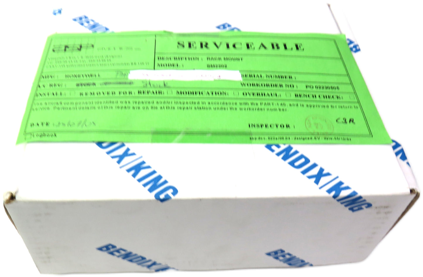 BENDIX  KING HONEYWELL SKYFORCE/ 1040200468 SM2202 RACK MOUNT     New