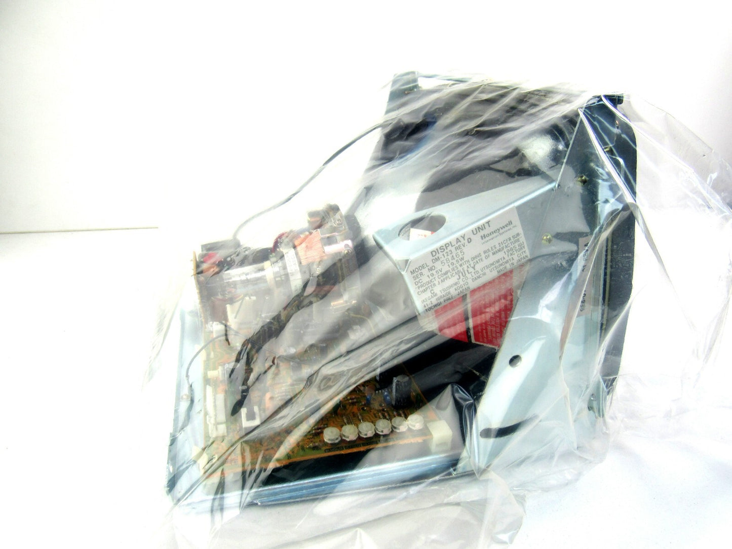 HONEYWELL  DM-123 REV.D  DISPLAY UNIT NEC C12M09P39-ARG 1985 SEALED crt HMI New