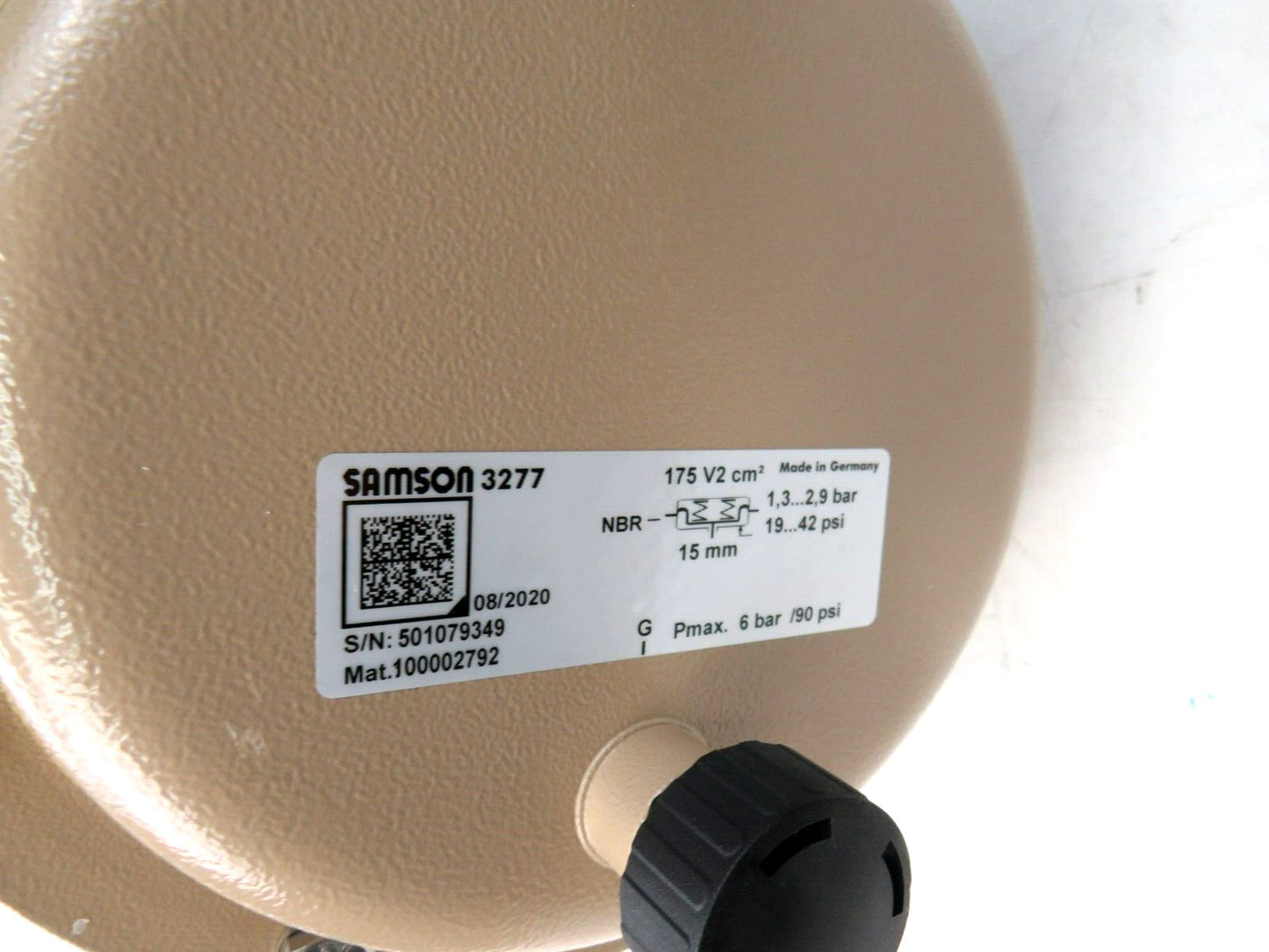 SAMSON 3241-7 CF8M + 3730-3 + 3277 175 V2 CM² + 3241 NPS: 1 1/2" CL150   New