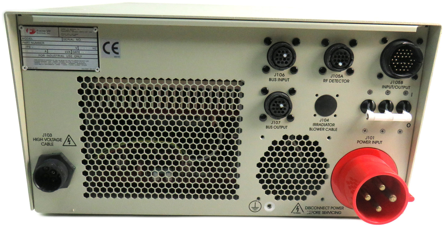 Fusion UV Systems LH6PS Light Hammer 6 Power Supply 400v 380/415/440/460V LH6